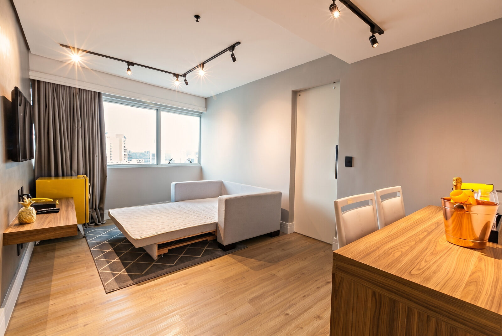 Apartamento 1 Quarto (Queen + Solteiro) e Sala com Sofá-cama 14