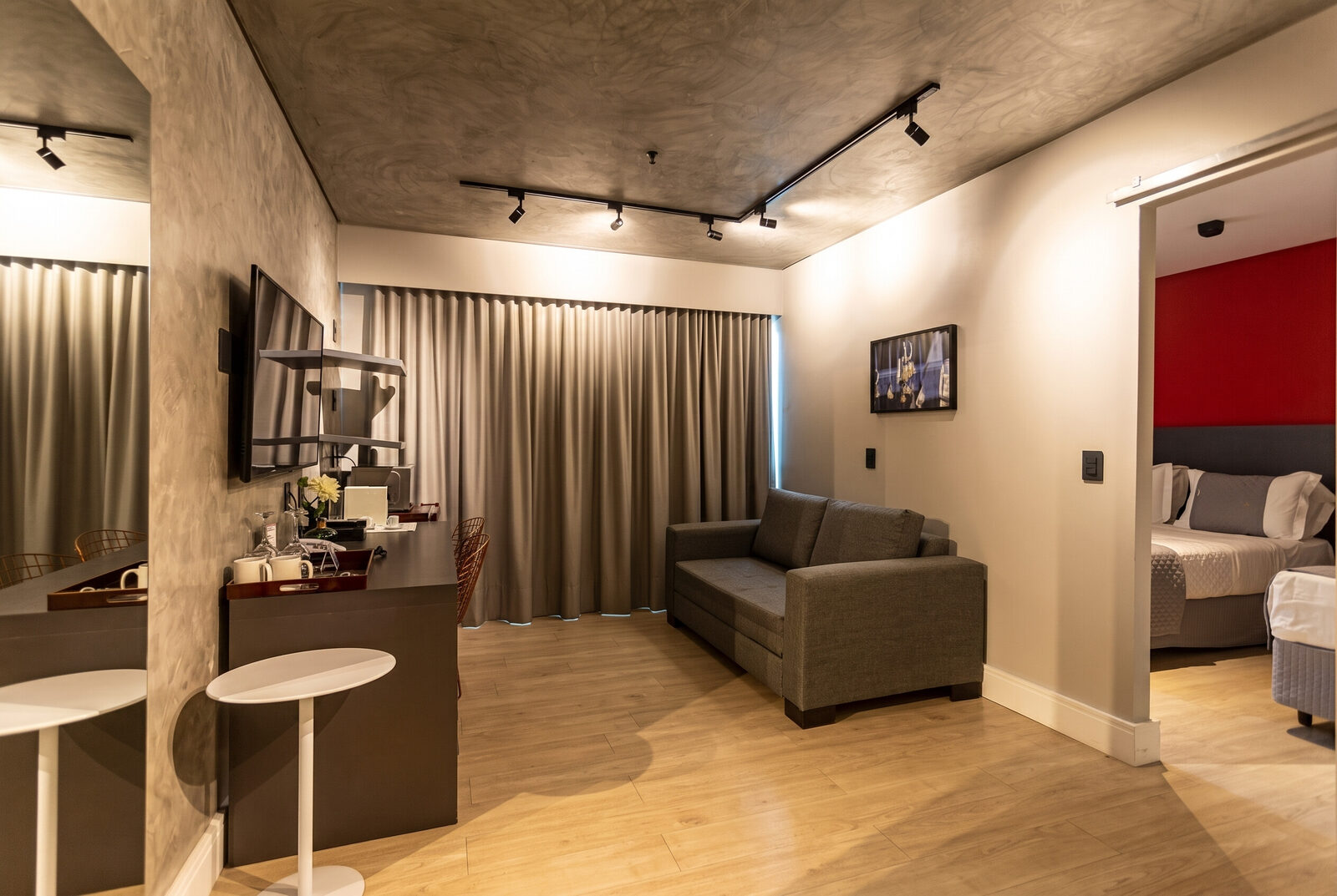 Apartamento 1 Quarto (Queen + Solteiro) e Sala com Sofá-cama 32