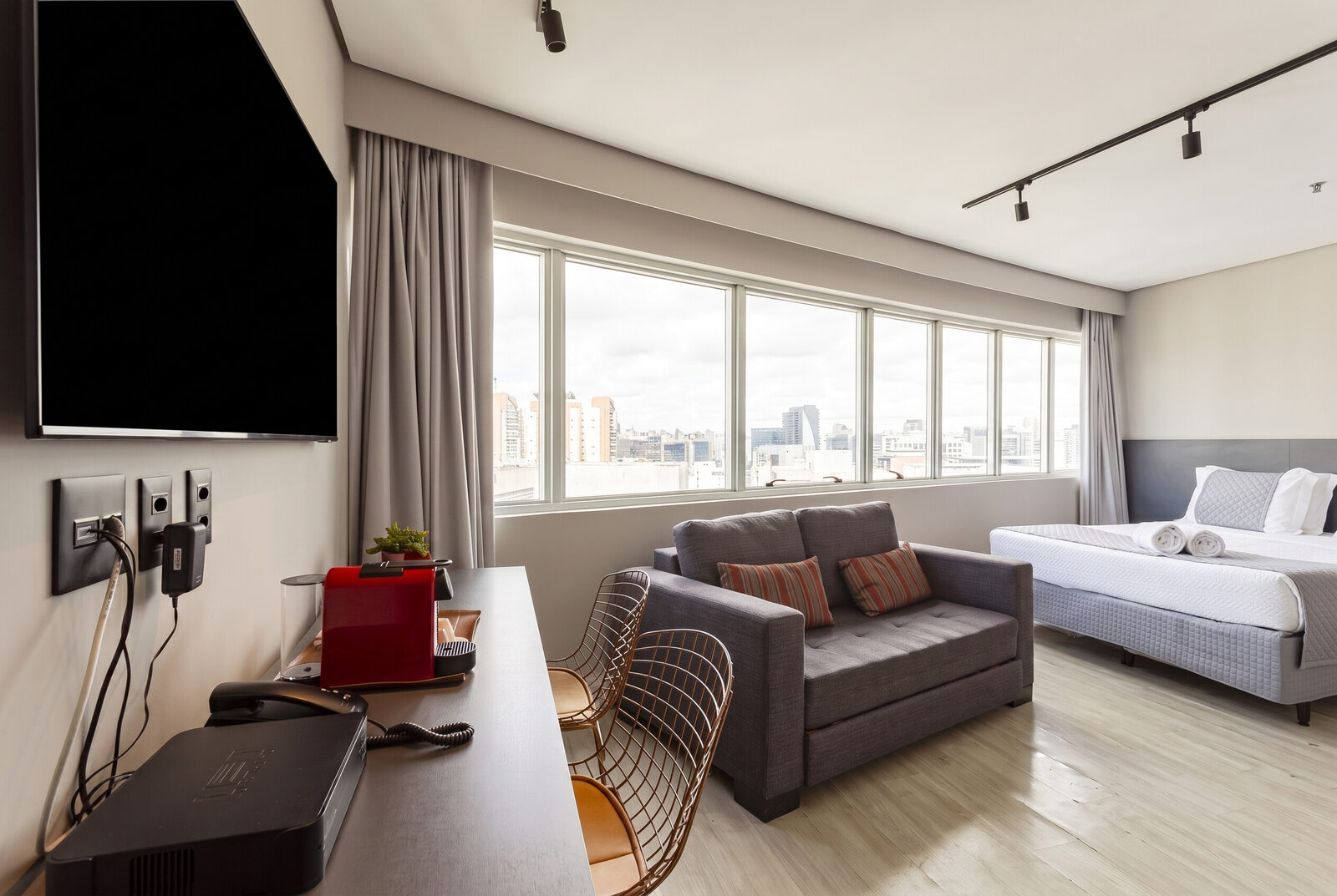 Apartamento Queen, Solteiro e Sofá-cama 20